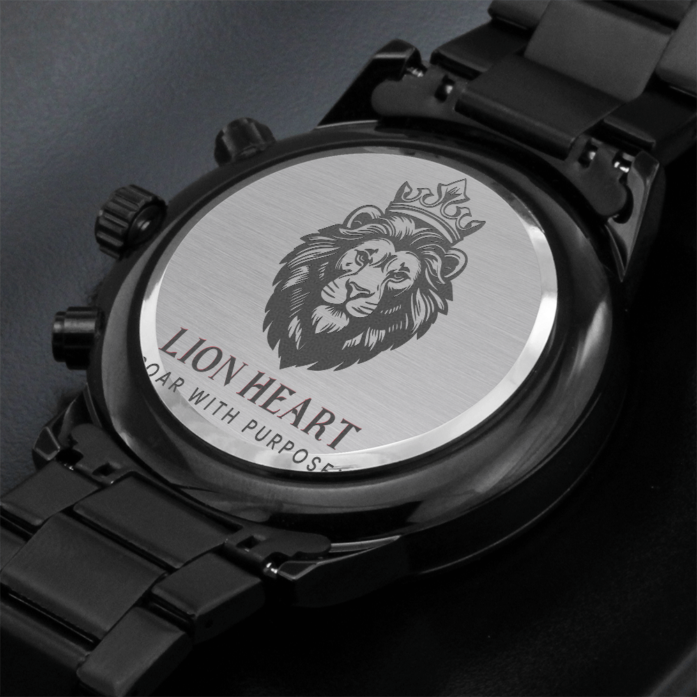 Black Chronograph Watch
