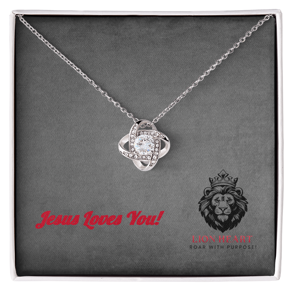 Love Knot Necklace – Lion Heart ❤️