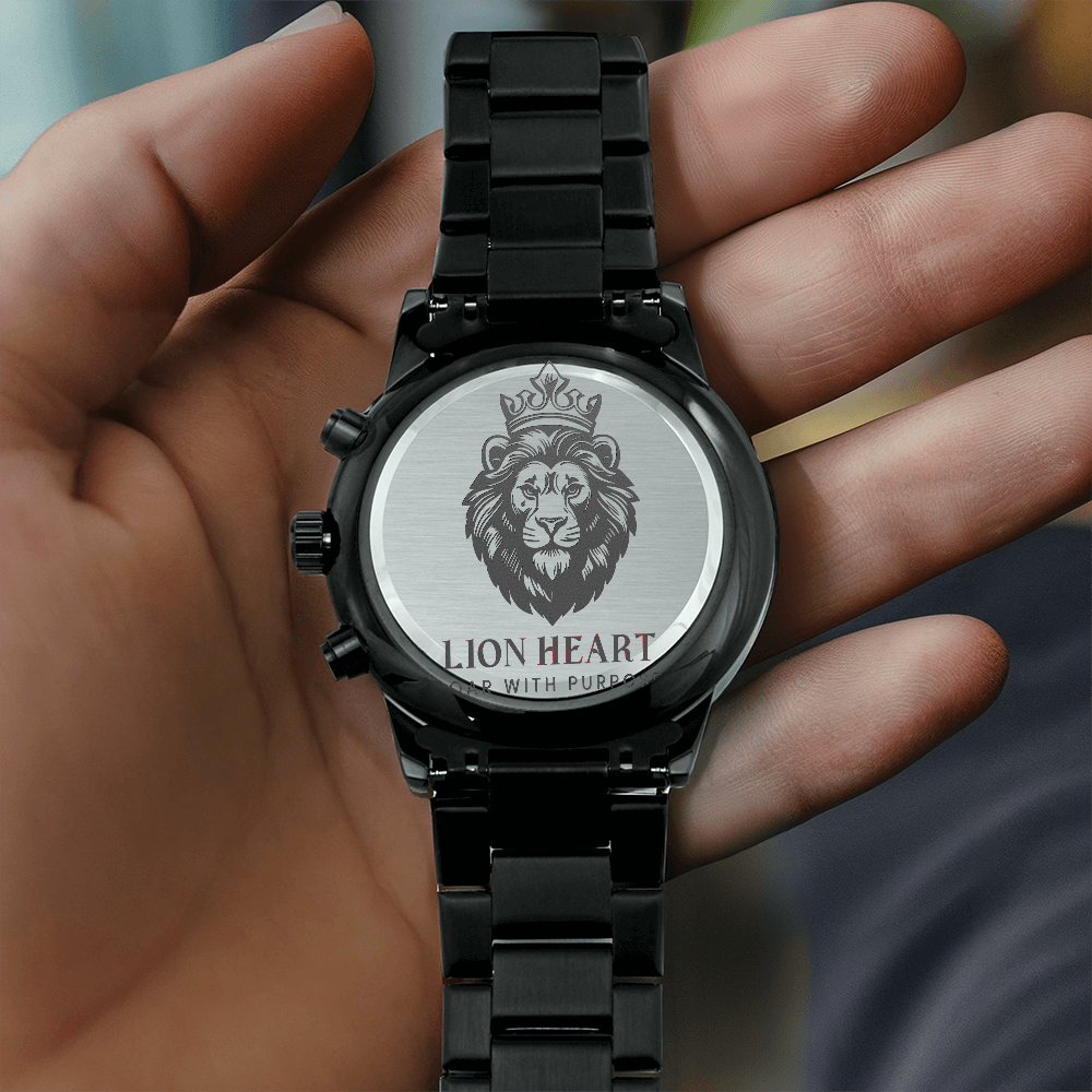 Black Chronograph Watch