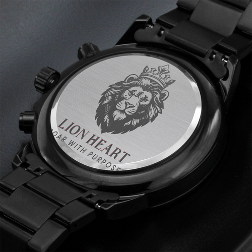 Black Chronograph Watch