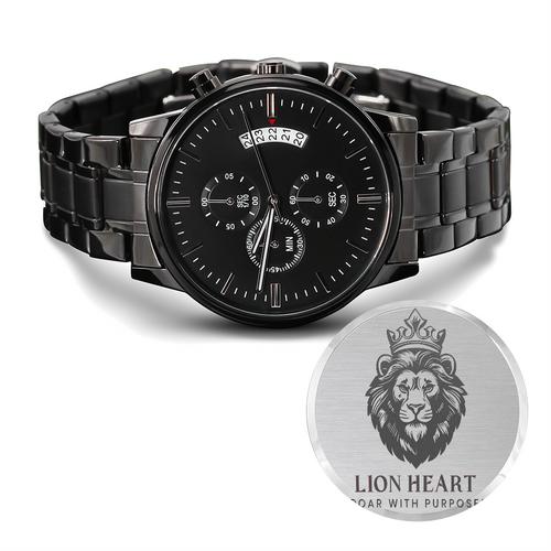 Black Chronograph Watch